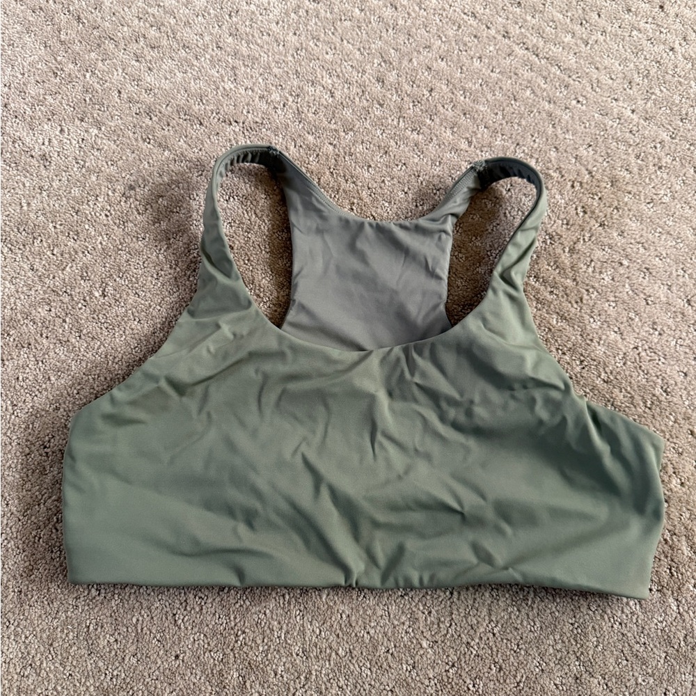 Lululemon Athletica Sage Green Crop Top